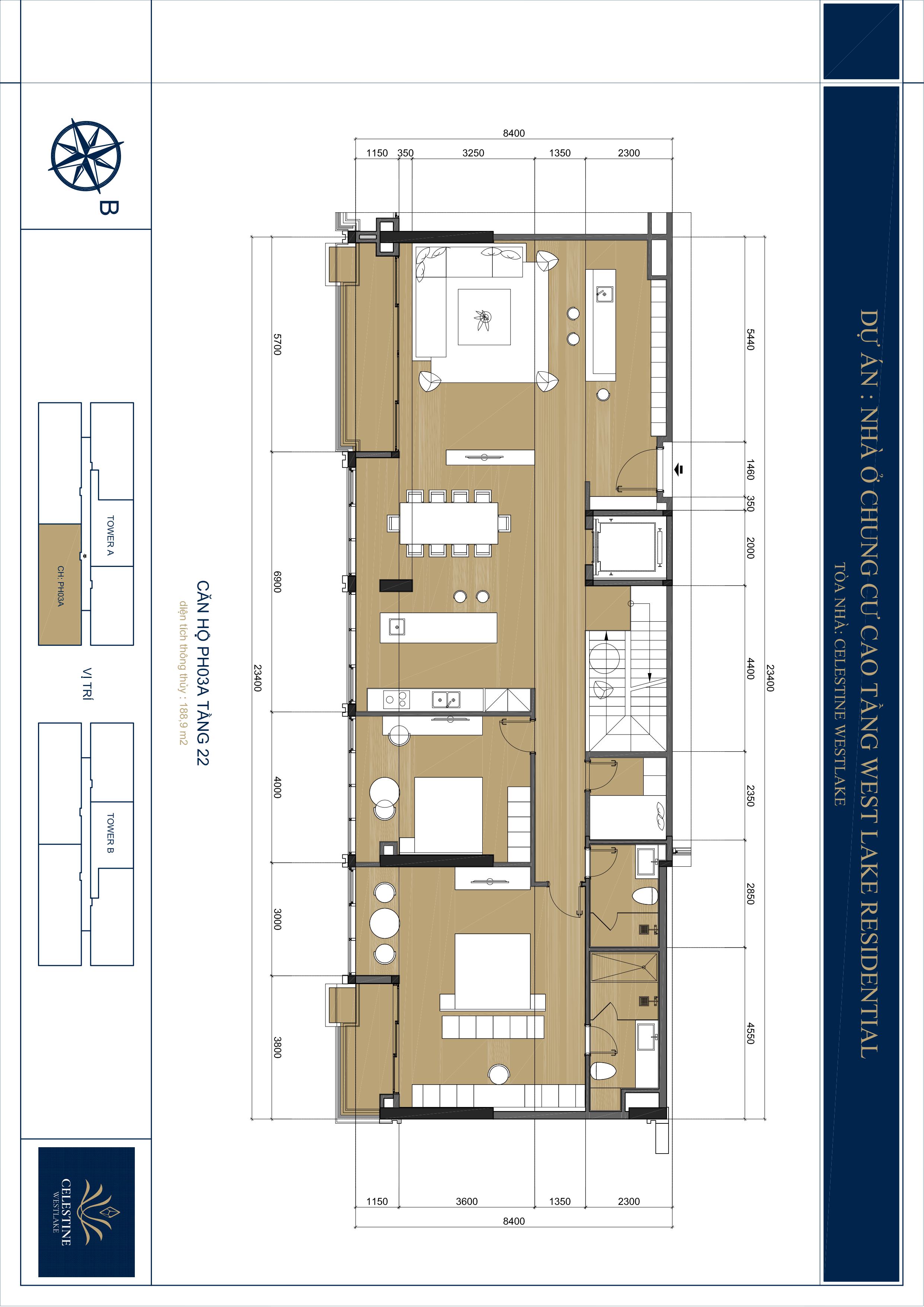 Căn Penthouse Celestine 1