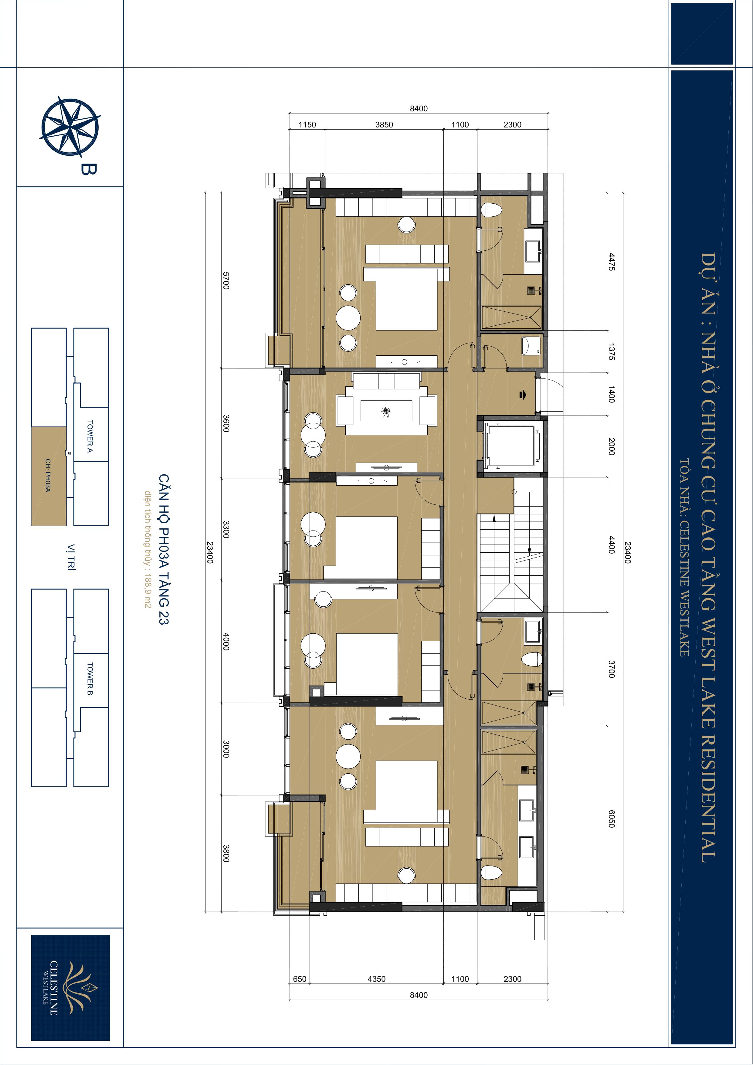 Căn Penthouse Celestine 2